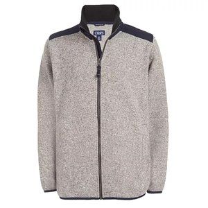 NWOT Boys Chaps Fleece Zip Jacket Size XL(18/20) Gray